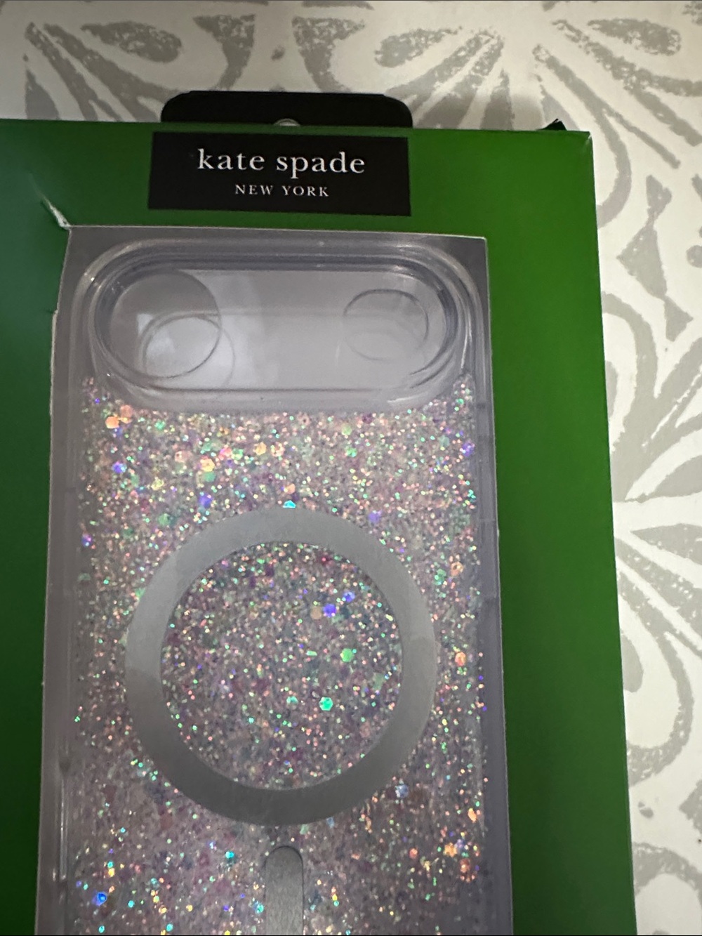 kate spade Iridescent Glitter MagSafe iPhone Case — iPhone 17 Air NWT - Picture 2 of 3